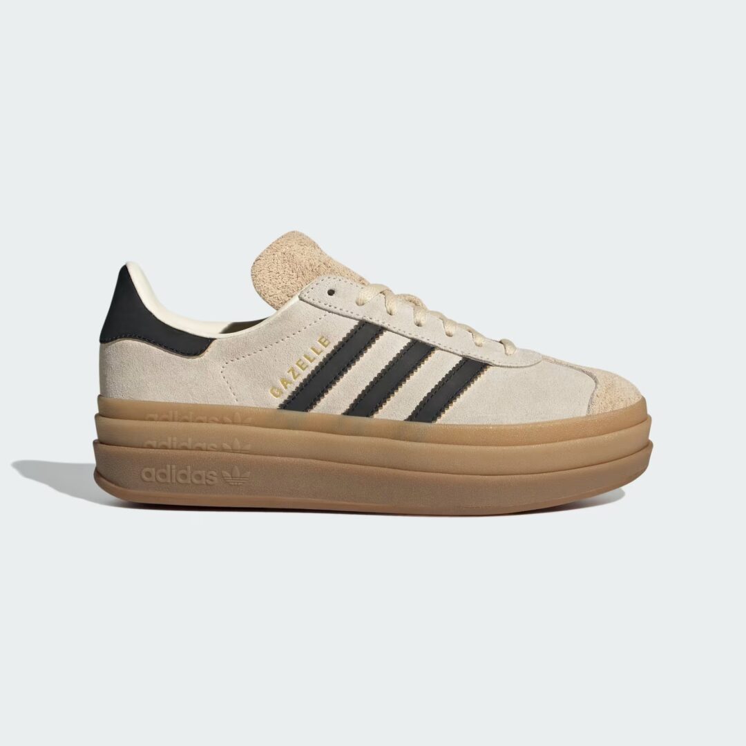 【2025年 6/1 発売】adidas Originals W GAZELLE BOLD “Cream White/Core Black/Warm Clay” (アディダス オリジナルス ガゼル ボールド) [JS3892/JS3893]