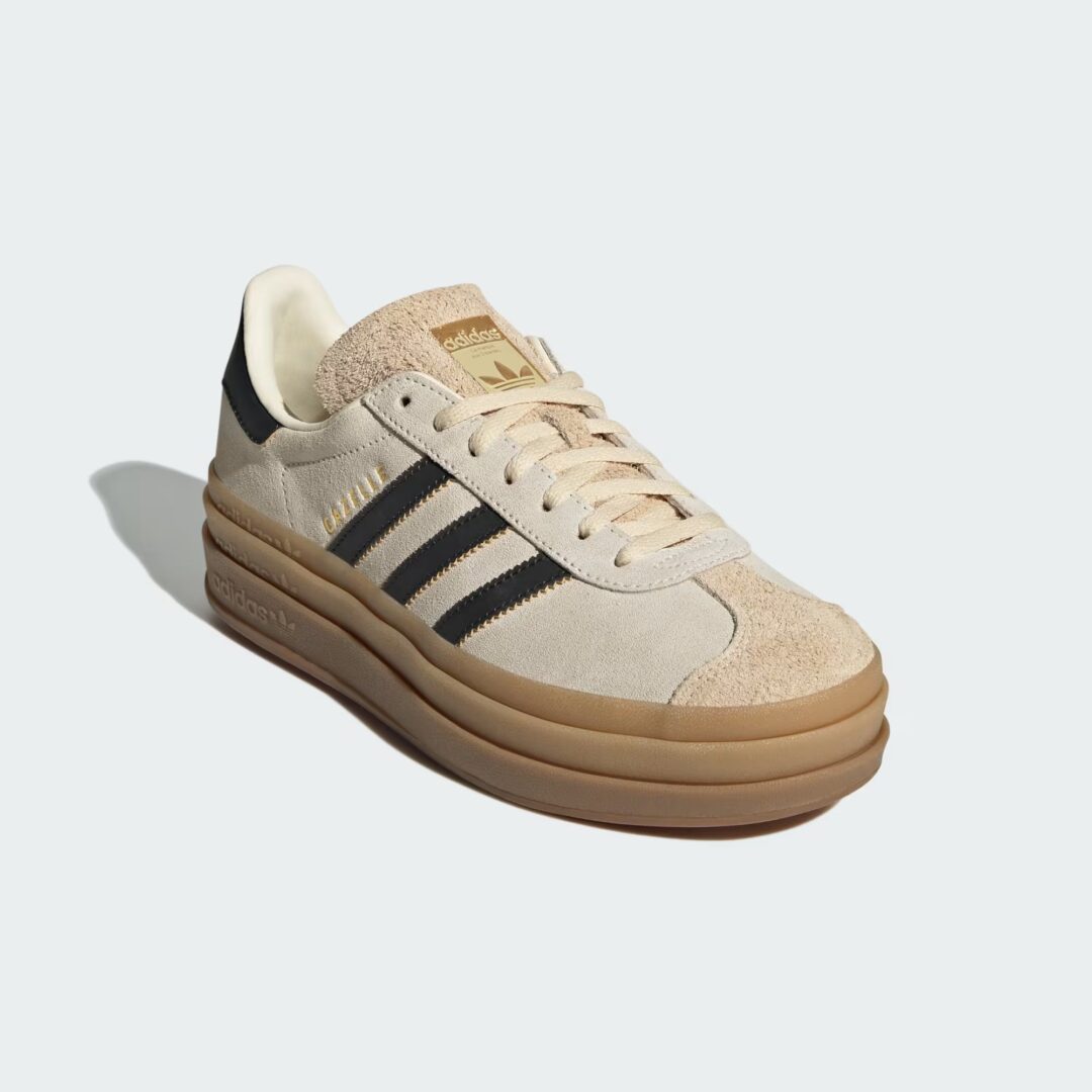 【2025年 6/1 発売】adidas Originals W GAZELLE BOLD “Cream White/Core Black/Warm Clay” (アディダス オリジナルス ガゼル ボールド) [JS3892/JS3893]
