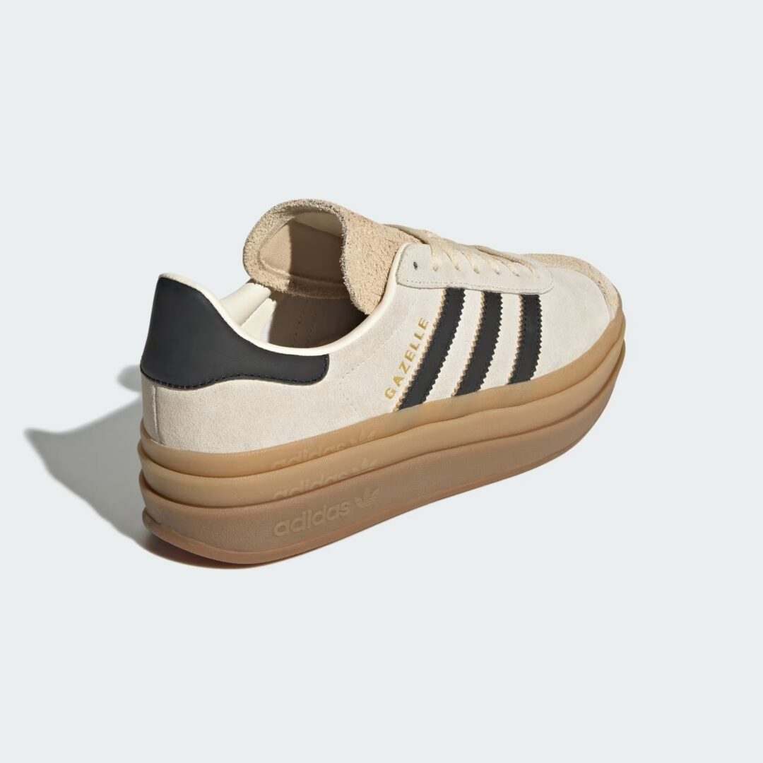 【2025年 6/1 発売】adidas Originals W GAZELLE BOLD “Cream White/Core Black/Warm Clay” (アディダス オリジナルス ガゼル ボールド) [JS3892/JS3893]