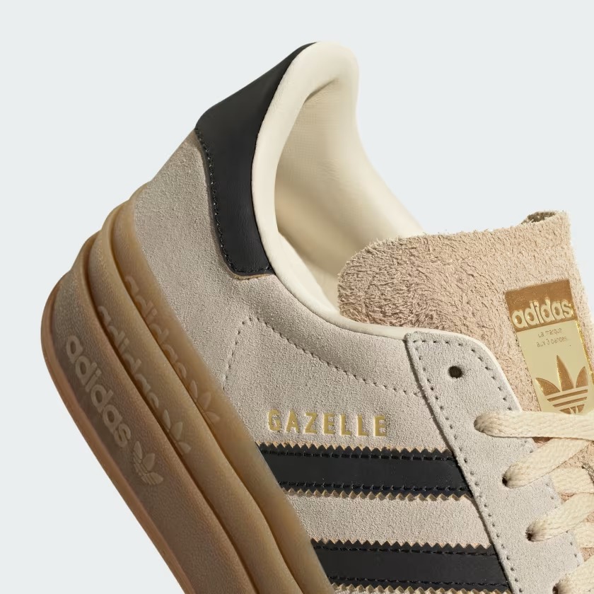 【2025年 6/1 発売】adidas Originals W GAZELLE BOLD “Cream White/Core Black/Warm Clay” (アディダス オリジナルス ガゼル ボールド) [JS3892/JS3893]