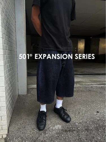 Levi’s "501 CUSTOMIZED EXPANSION BAGGY SHORTS S/D"が2025年 6/26 19:30 発売 (リーバイス)