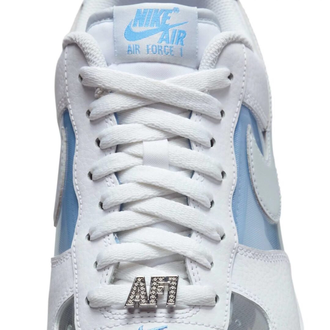 【2025年 発売予定】NIKE AIR FORCE 1 LOW “Translucent/White/University Blue” (ナイキ エア フォース 1 ロー “トランスルーセント/ホワイト/ユニバーシティブルー”) [HQ2037-101]