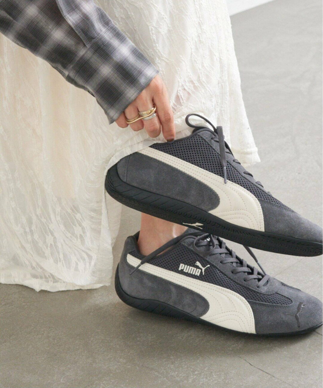 【販路限定・2025年 8月中旬 発売】PUMA SPEEDCAT MESH "Grey" (プーマ スピードキャット メッシュ "グレー" JOURNAL STANDARD ジャーナルスタンダード) [404370-01]