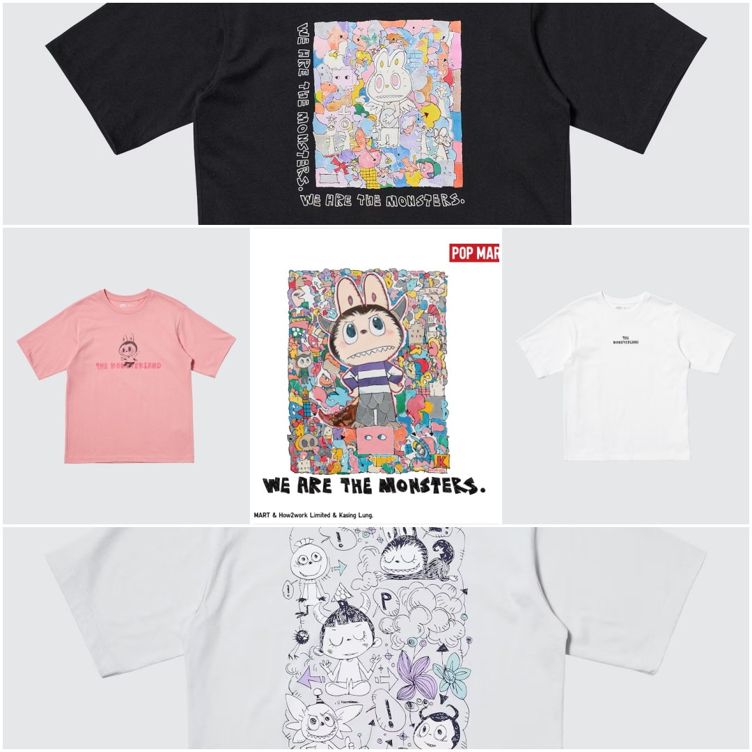 UNIQLO UT × POP MART「ザ・モンスターズ」新コレクションが2025年 8月中旬 発売 (ユニクロ ポップマート)