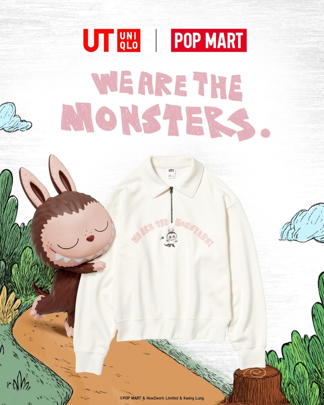 UNIQLO UT × POP MART「ザ・モンスターズ」新コレクションが2025年 8/25 発売 (ユニクロ ポップマート)