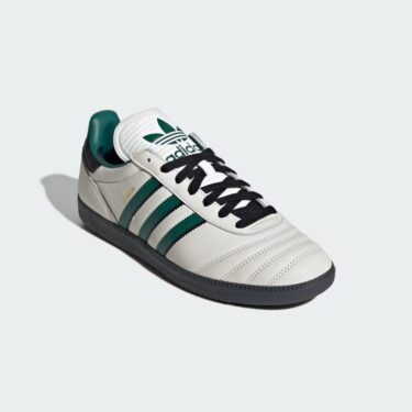 【2025年 発売】adidas Originals SAMBA JP “Core White/Collegiate Green” (アディダス オリジナルス サンバ “ホワイト/グリーン”) [JR0964]