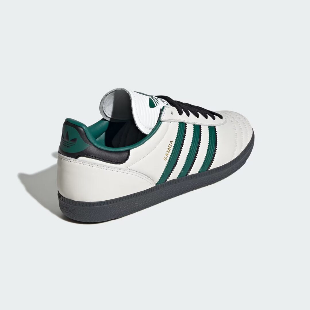 【2025年 発売】adidas Originals SAMBA JP “Core White/Collegiate Green” (アディダス オリジナルス サンバ “ホワイト/グリーン”) [JR0964]