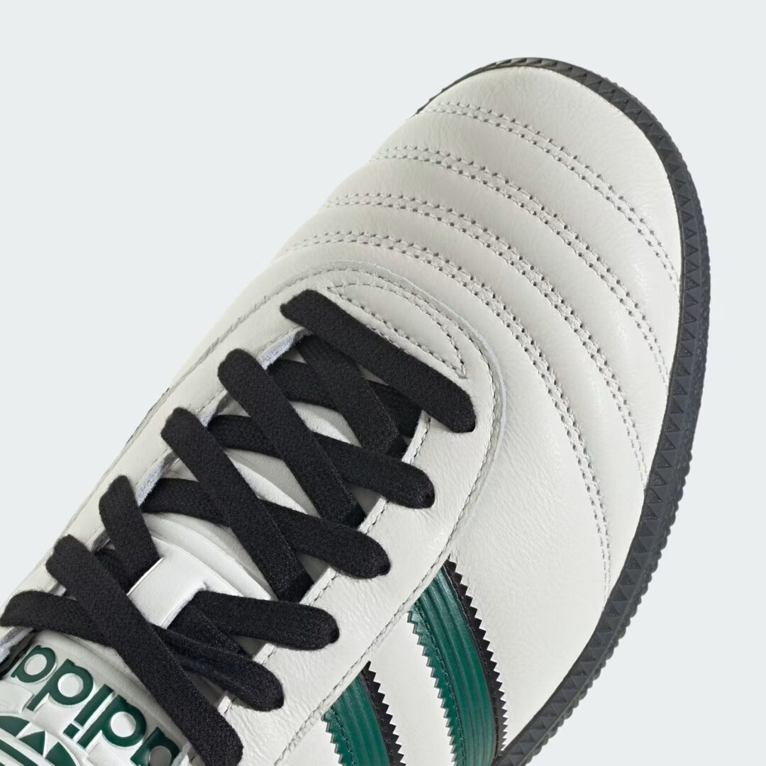 【2025年 発売】adidas Originals SAMBA JP “Core White/Collegiate Green” (アディダス オリジナルス サンバ “ホワイト/グリーン”) [JR0964]