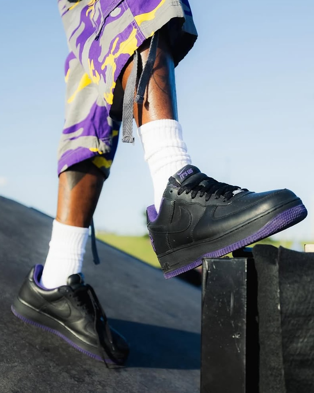 Lil Yachty × NIKE AIR FORCE 1 “Black/Purple” (リル・ヨッティ ナイキ エア フォース 1 “ブラック/パープル”)