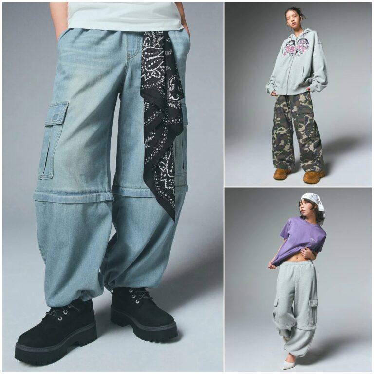 X-girl 2Wayカーゴパンツ X-girl（エックスガール）の「2WAY CARGO PANTS（カーゴパンツ