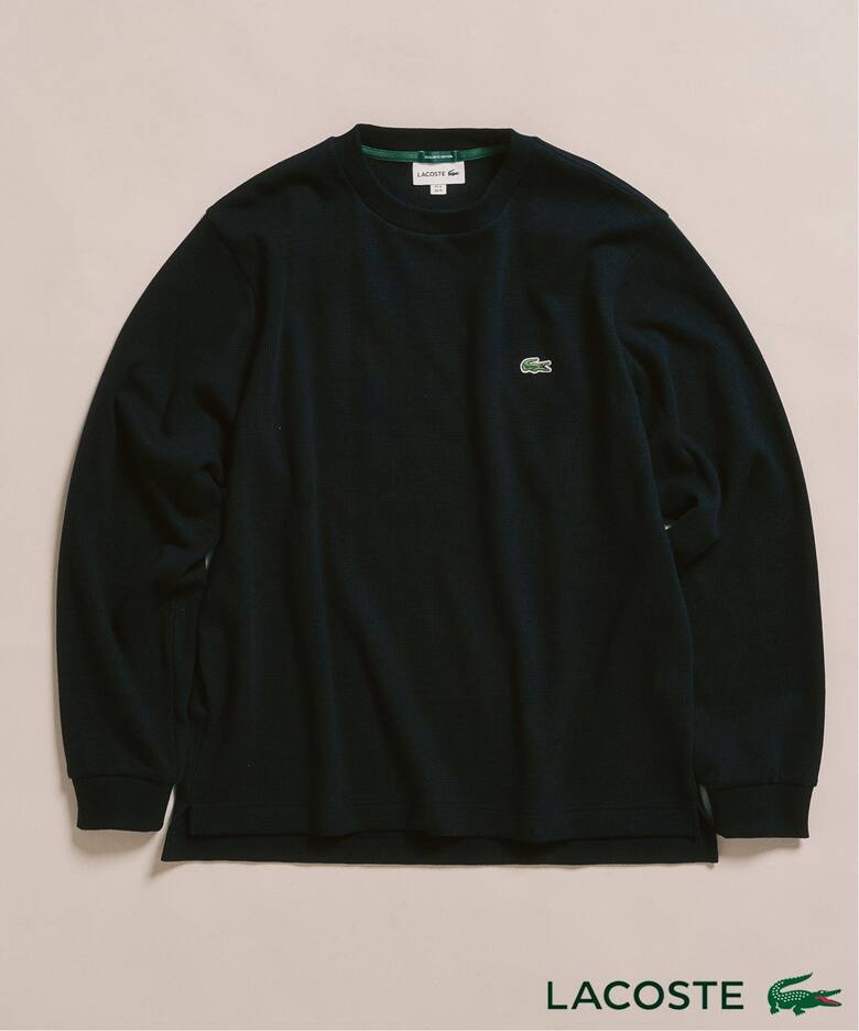 417 EDIFICE × LACOSTE 別注 ワッフルL/S カットソーが2025年 8月下旬 発売 (エディフィス ラコステ)