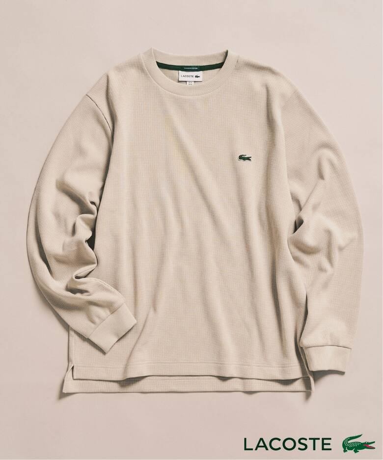 417 EDIFICE × LACOSTE 別注 ワッフルL/S カットソーが2025年 8月下旬 発売 (エディフィス ラコステ)