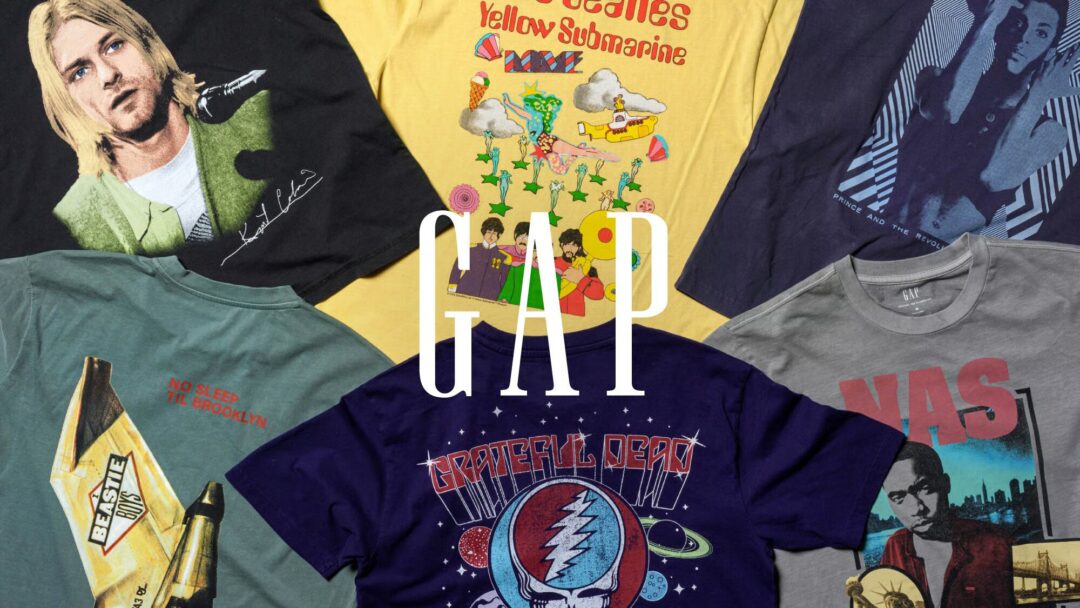 Gapからレジェンドアーティストをフィーチャーした「Vintage Music Tees」コレクションが2025年 7/1 発売 (ギャップ)