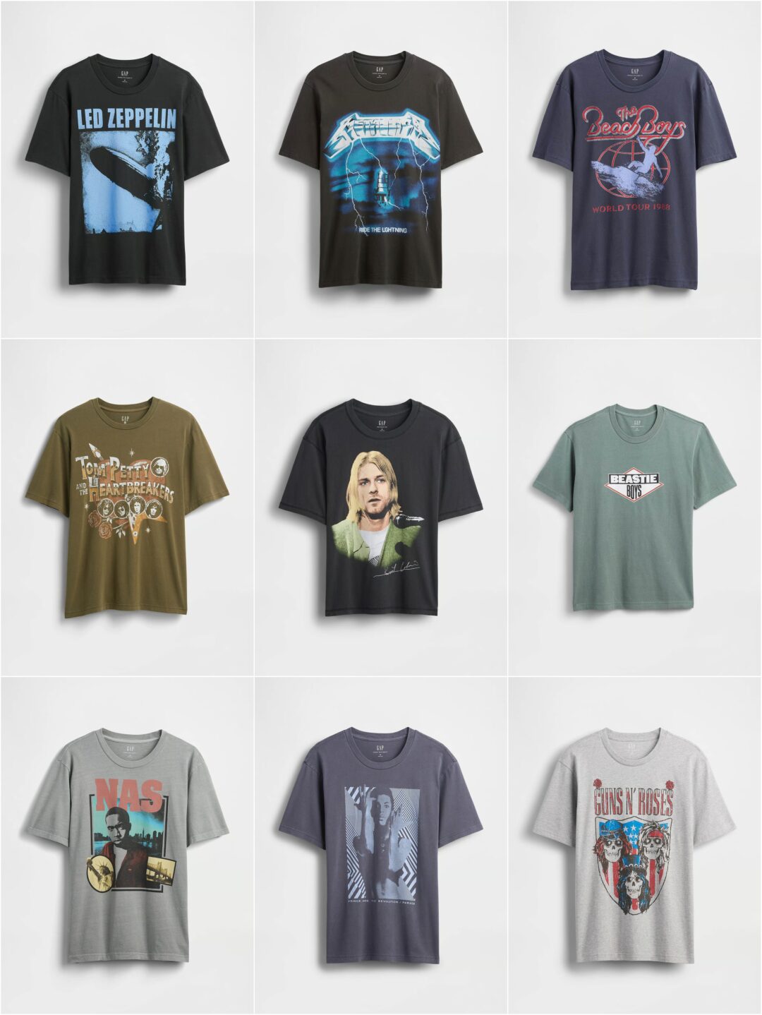 Gapからレジェンドアーティストをフィーチャーした「Vintage Music Tees」コレクションが2025年 7/1 発売 (ギャップ)