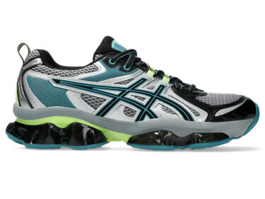 【2025年 発売】ASICS GEL-QUANTUM KINETIC “Gravel/Black-Teal” (アシックス ゲルクォンタム キネティック) [1203A270.025]