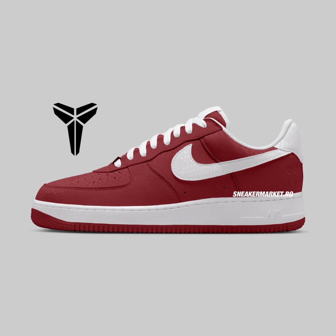 【2026年 春 発売予定】Kobe Bryant Forever × NIKE AIR FORCE 1 LOW QS “White/Team Red” (コービー・ブライアント ナイキ エア フォース 1 ロー レトロ “ホワイト/チームレッド”) [IB0018-101/IB0018-600]