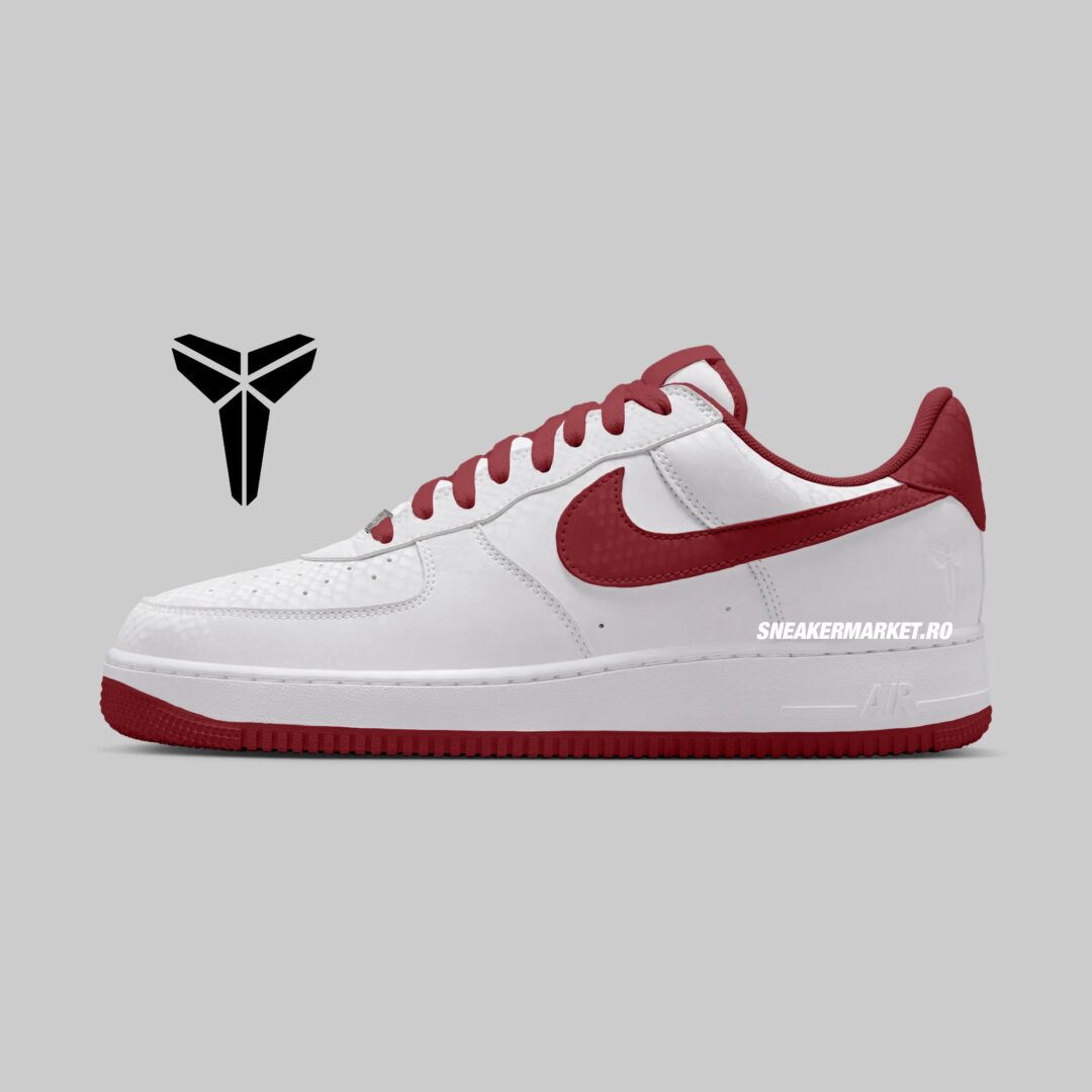 【2026年 春 発売予定】Kobe Bryant Forever × NIKE AIR FORCE 1 LOW QS “White/Team Red” (コービー・ブライアント ナイキ エア フォース 1 ロー レトロ “ホワイト/チームレッド”) [IB0018-101/IB0018-600]