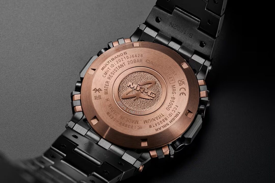 【世界限定500本】G-SHOCKから日本の伝統技法「鎚起」を施した限定モデル “MRG-B5000HT-1JR”が2025年 8月 発売 (Gショック ジーショック)