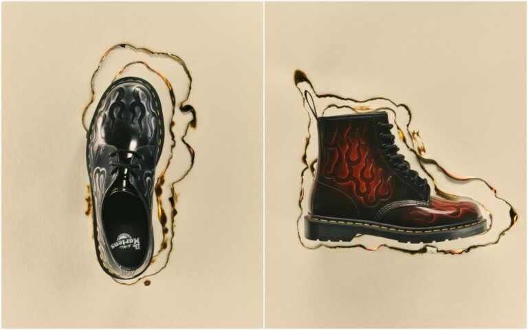 Dr. Martensから炎が印象的な「インフェルノコレクション」が2025年 7