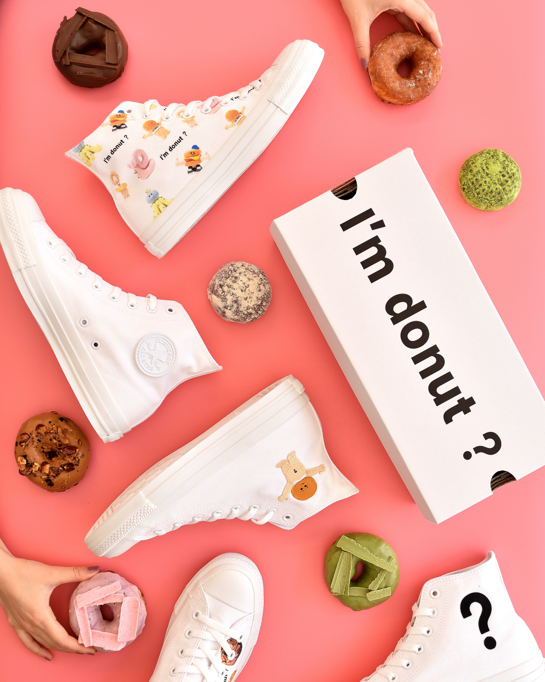 CONVERSE ALL STAR (R)と「I’m donut?」のスペシャルカスタマイズが2025年 7/18 から期間限定スタート (コンバース オールスター アイムドーナツ)