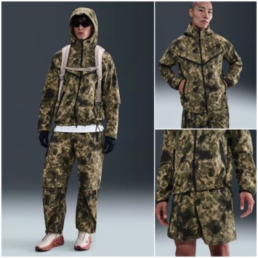 NIKE TECH “カモ柄 ルーズフィットパンツ & ジャケット & ショーツ”が発売 (ナイキ テック) [HV0973-210/HV0978-220/HV0980-210]
