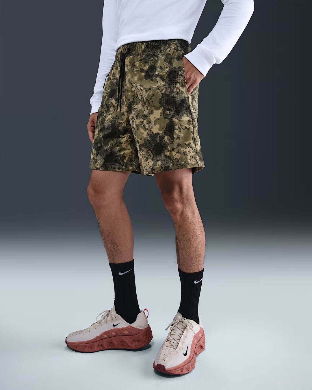 NIKE TECH “カモ柄 ルーズフィットパンツ & ジャケット & ショーツ”が発売 (ナイキ テック) [HV0973-210/HV0978-220/HV0980-210]