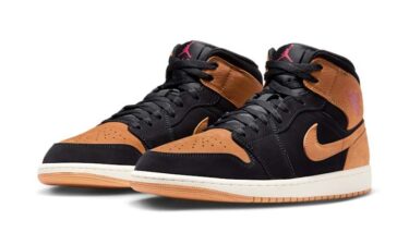 【2025年 発売予定】NIKE AIR JORDAN 1 MID “Black/Flax” (ナイキ エア ジョーダン 1 ミッド “ブラック/フラックス”) [HV4091-002]