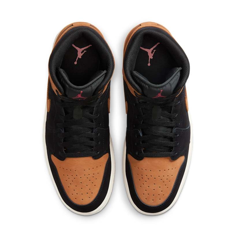【2025年 発売予定】NIKE AIR JORDAN 1 MID “Black/Flax” (ナイキ エア ジョーダン 1 ミッド “ブラック/フラックス”) [HV4091-002]