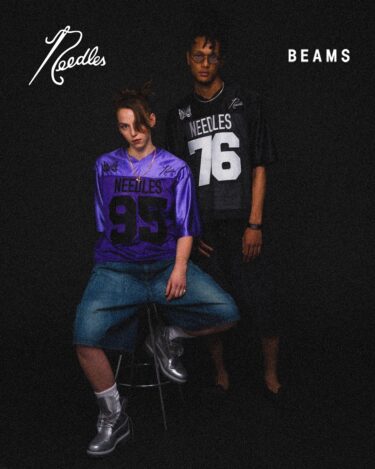 NEEDLES × BEAMS JAPAN 別注 “FOOTBALL Tee & H.D. Buggy Shorts”が2025年 7/12 発売 (ニードルズ ビームスジャパン)