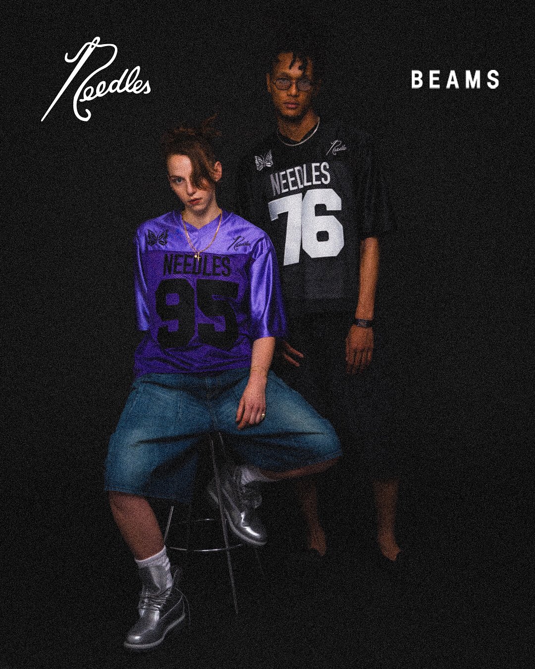NEEDLES × BEAMS JAPAN 別注 “FOOTBALL Tee & H.D. Buggy Shorts”が2025年 7/12 発売 (ニードルズ ビームスジャパン)