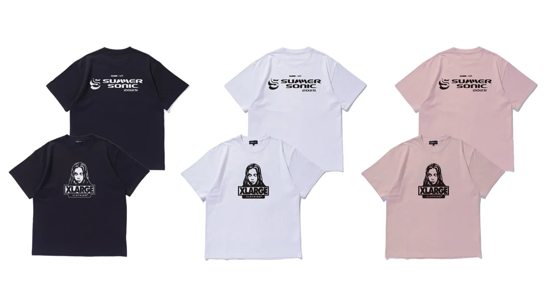 サマソニ25 × XLARGE & X-girl コラボTeeが予約販売 (サマーソニック 2025 SUMMER SONIC エクストララージ エックスガール)
