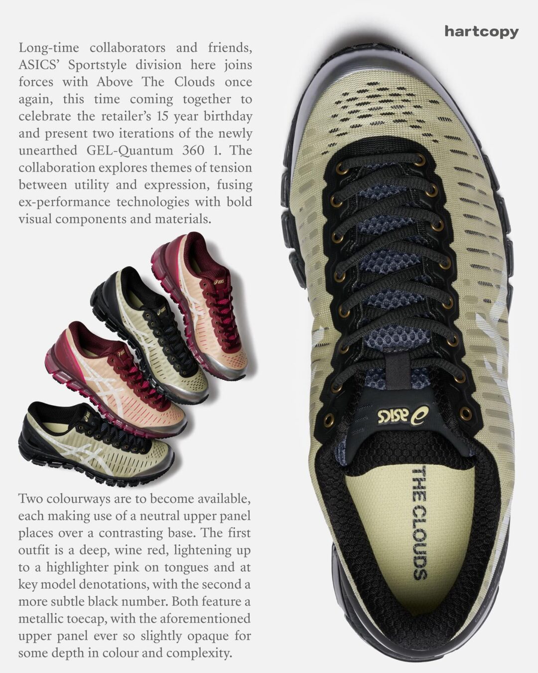 【2025年 7/26 発売予定】ABOVE THE CLOUDS × ASICS GEL-QUANTUM 360 (アバーヴ ザ クラウズ アシックス)