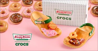 クリスピー・クリーム・ドーナツ × クロックス 初コラボが2025年 8/6 発売 (Crocs Krispy Kreme Doughnuts)