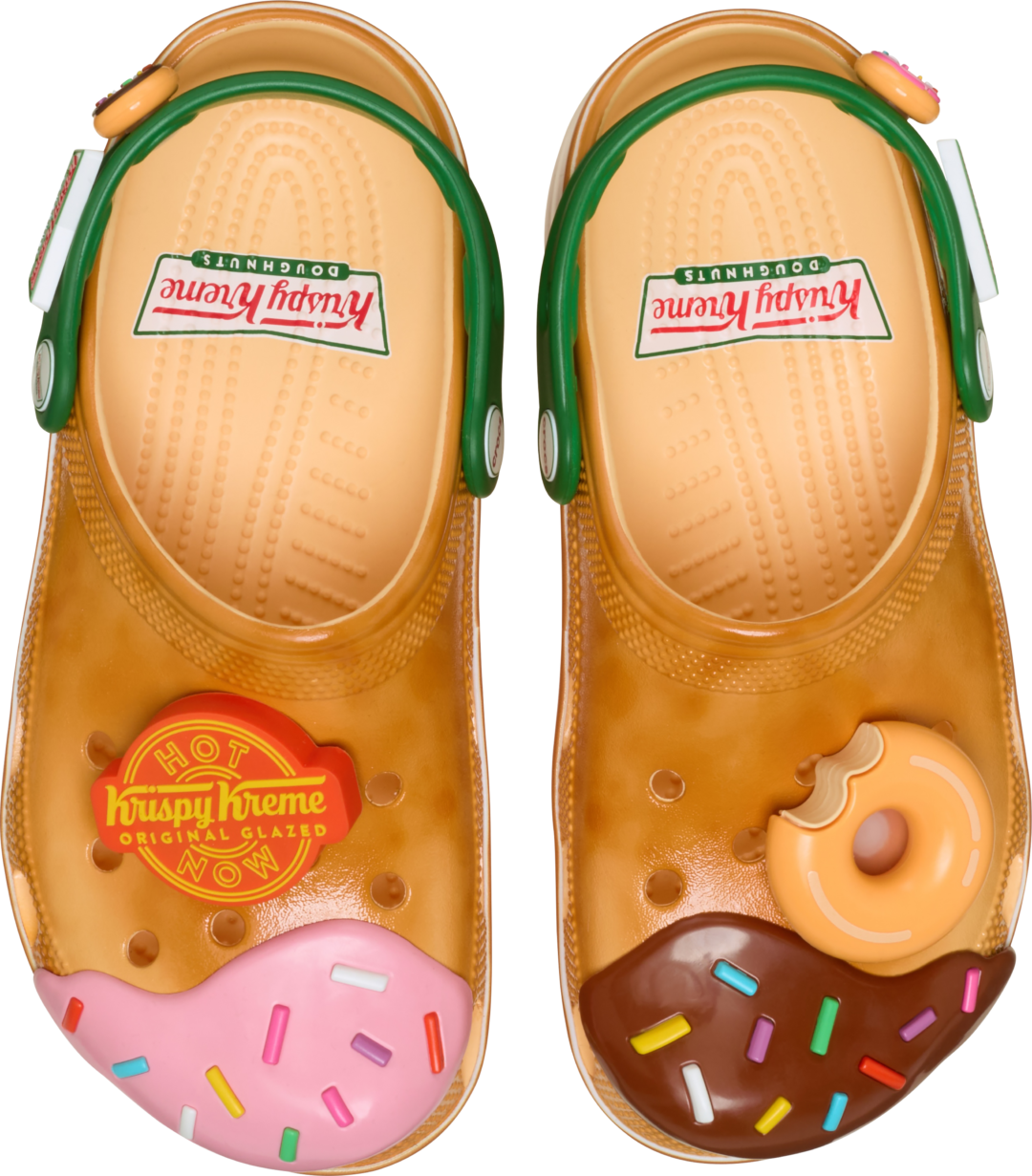 クリスピー・クリーム・ドーナツ × クロックス 初コラボが2025年 8/6 発売 (Crocs Krispy Kreme Doughnuts)