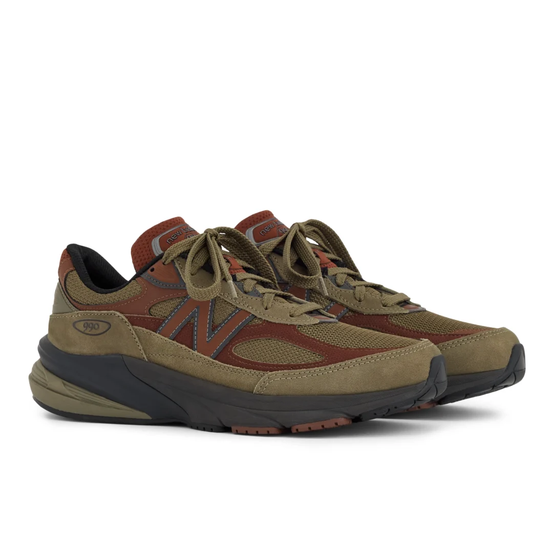 【2025年 10/30 発売】New Balance U990 v6 CA6 “Dark Camo/Rich Oak/Black Cement” Made in USA (ニューバランス メイドインUSA) [U990CA6]