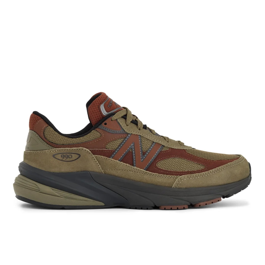 【2025年 10/30 発売】New Balance U990 v6 CA6 “Dark Camo/Rich Oak/Black Cement” Made in USA (ニューバランス メイドインUSA) [U990CA6]