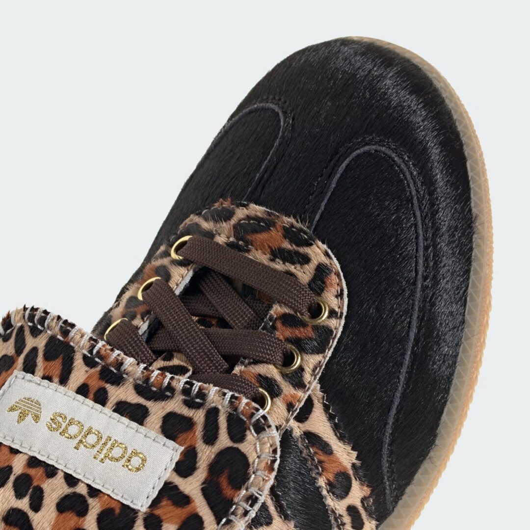 【2025年 秋 発売予定】adidas Originals SAMBA Long Tongues “Leopard/Pony Hair” (アディダス オリジナルス サンバ ロングタン “レオパード/ポニーヘア”) [KJ6590]