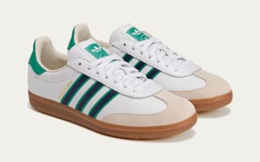 【2025年 夏 発売予定】SPORTY & RICH × adidas Originals SAMBA “Footwear White/Green/Off White” (スポーティーアンドリッチ アディダス オリジナルス サンバ) [JQ1353]