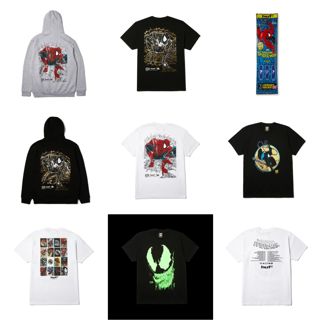 HUF × MARVEL コラボ “Spider-Man collection”が発売 (ハフ マーベル スパイダーマン)