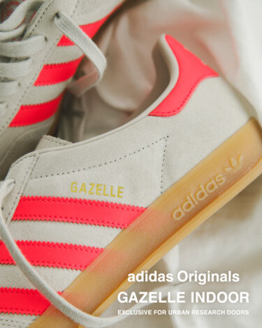 URBAN RESEARCH DOORS EXCLUSIVE「adidas Originals GAZELLE INDOOR "Beige/Lucid Red"」が2025年 7/25 発売 (プーマ アーバンリサーチ ドアーズ アディダス オリジナルス ガゼル) [JR3840]