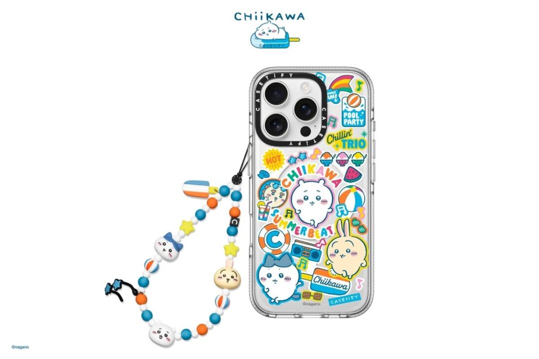ちいかわ x CASETiFY ビーチ仕様のコラボコレクションが2025年 7/25 発売 (ケースティファイ)