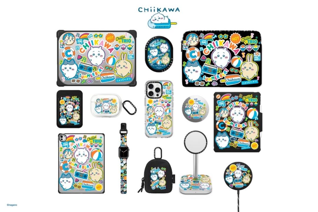 ちいかわ x CASETiFY ビーチ仕様のコラボコレクションが2025年 7/25 発売 (ケースティファイ)