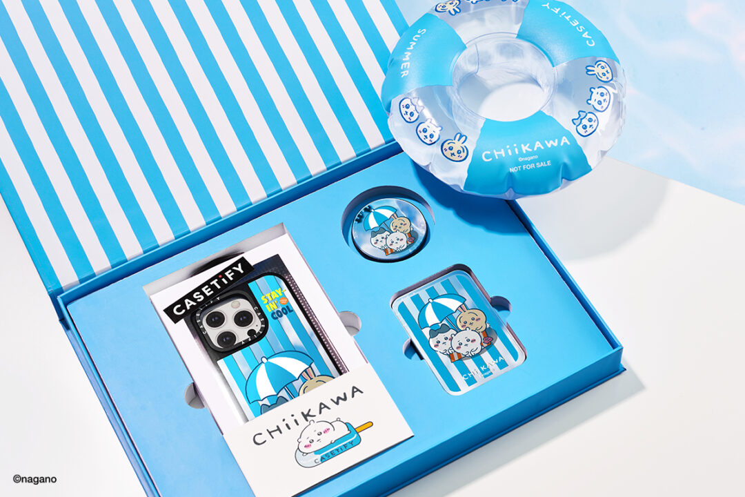 ちいかわ x CASETiFY ビーチ仕様のコラボコレクションが2025年 7/25 発売 (ケースティファイ)