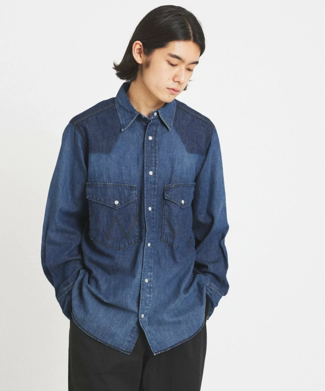 Wrangler × JOURNAL STANDARD 名作「27MW」から着想を得て仕立てた”デニムシャツ & FOLL デニム パンツ”が2025年 9月上旬 発売 (ラングラー ジャーナルスタンダード)