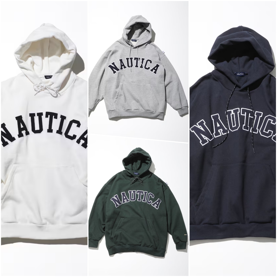 NAUTICA “Arch Logo Sweat Hoodie 2.2”が2025年 9月中旬 発売 (ノーティカ “アーチロゴ スウェット フーディ”)