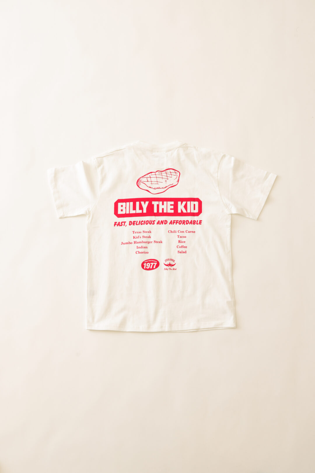 ステーキハウス「ビリー・ザ・キッド」× JOURNAL STANDARD 異色コラボTeeが受注販売 (BILLY THE KID ジャーナルスタンダード)