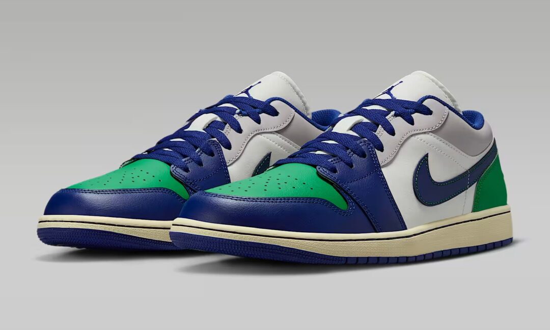 【2025年 8/1 発売】NIKE AIR JORDAN 1 LOW “Sail/Stadium Green” (ナイキ エア ジョーダン 1 ロー “セイル/スタジアムグリーン”) [553558-147]