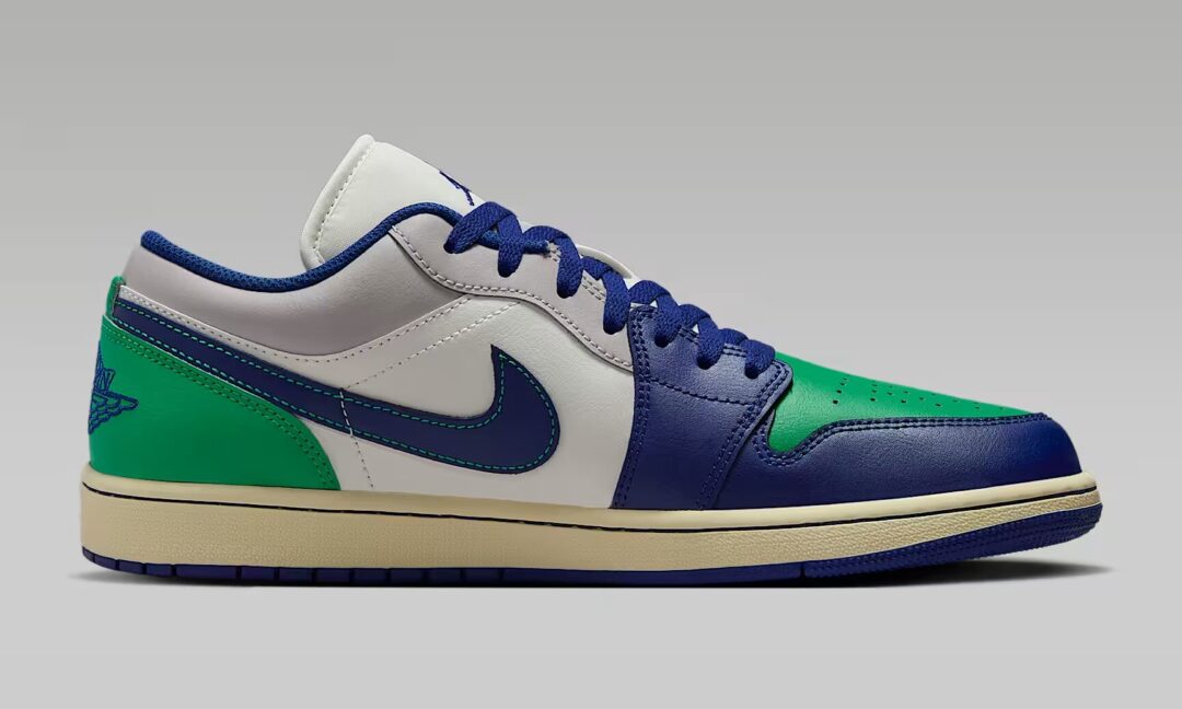 【2025年 8/1 発売】NIKE AIR JORDAN 1 LOW “Sail/Stadium Green” (ナイキ エア ジョーダン 1 ロー “セイル/スタジアムグリーン”) [553558-147]