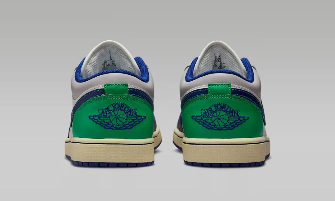 【2025年 8/1 発売】NIKE AIR JORDAN 1 LOW “Sail/Stadium Green” (ナイキ エア ジョーダン 1 ロー “セイル/スタジアムグリーン”) [553558-147]