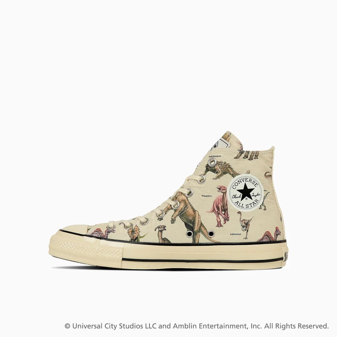 【2025年 8/8 発売】JURASSIC PARK × CONVERSE ALL STAR AGED OX/HI (ジュラシック・パーク コンバース オールスター エイジド)